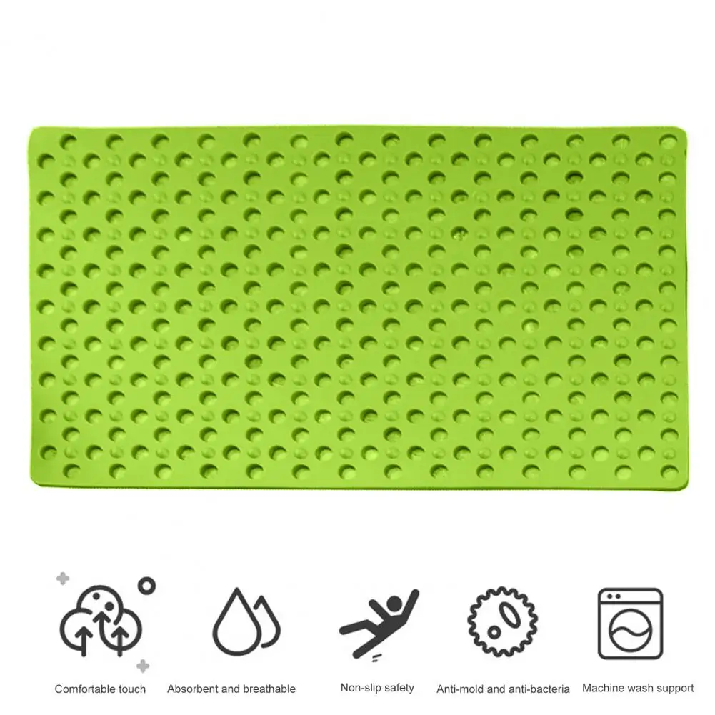 Bath Tub Shower Mat Anti-slip Bathroom Rug Non-slip Bathtub Mat with Suction Cups Durable Quick-drying Machine for Ultimate