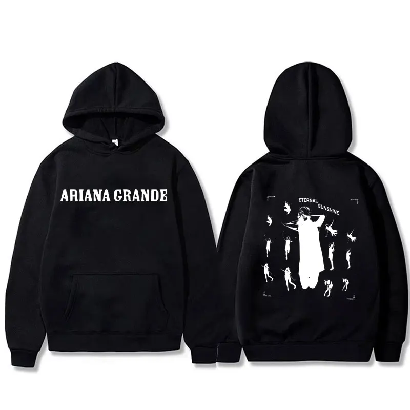 Singer Ariana Grande Eternal Sunshine Hoodie Unisex Fashion Trend Hooded Sweatshirt Men Women Casual Oversized Fleece Hoodies