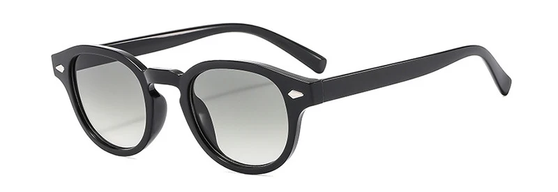 Neue mehrfarbige Retro-Sonnenbrille mit kleinem Rahmen, grenzüberschreitende europäische und amerikanische Sonnenbrille, vielseitig einsetzbar mit Metallscharnier