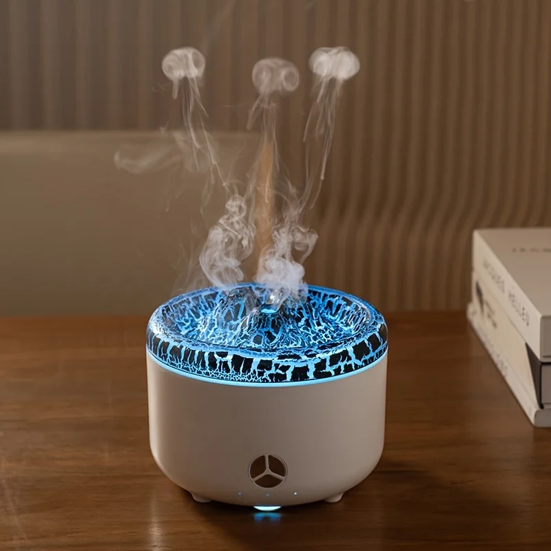 500ml Aroma Diffuser with 6 Oils - Long-Lasting Humidifier for Bedroom & Home