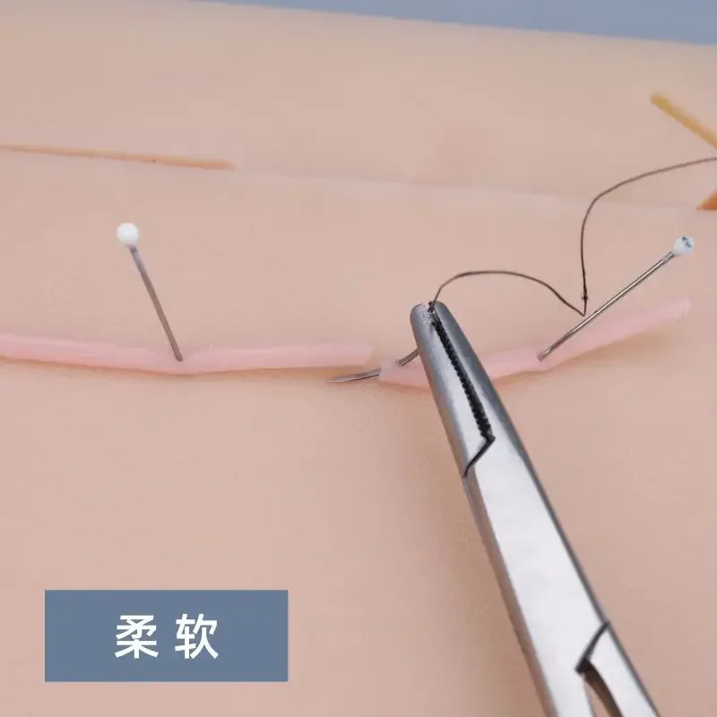 Simulated human vascular bypass surgery suture training microsurgical vascular anastomosis end-to-end anastomosis