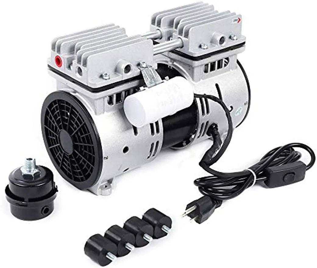 

110V 550W Oilfree Micro Air Diaphragm Pump Oilless Vacuum Pump Electric Motor Vacuum Pump 67L/min