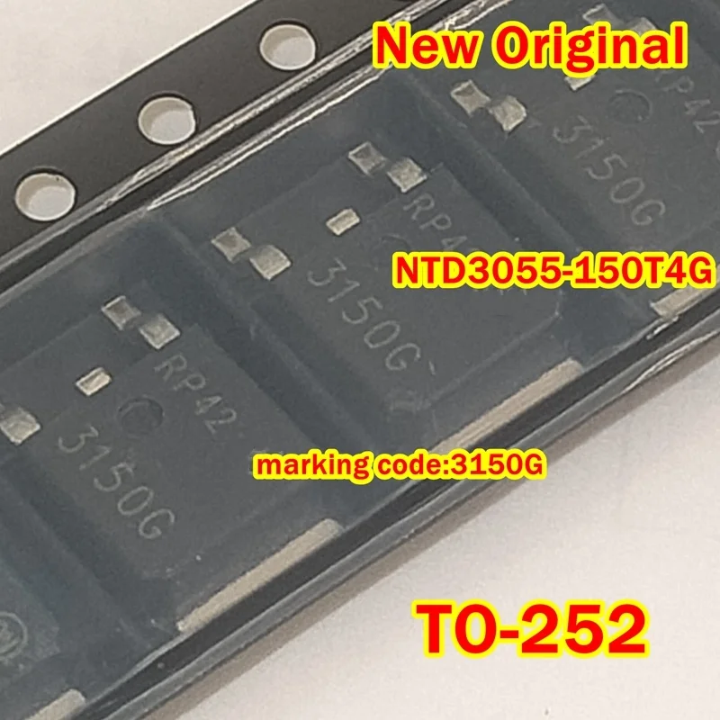 1pcs to 100pcs NTD3055-150T4G  NTD3055-150 TO-252 New Original marking code:3150G Power MOSFET 9.0 A, 60 V