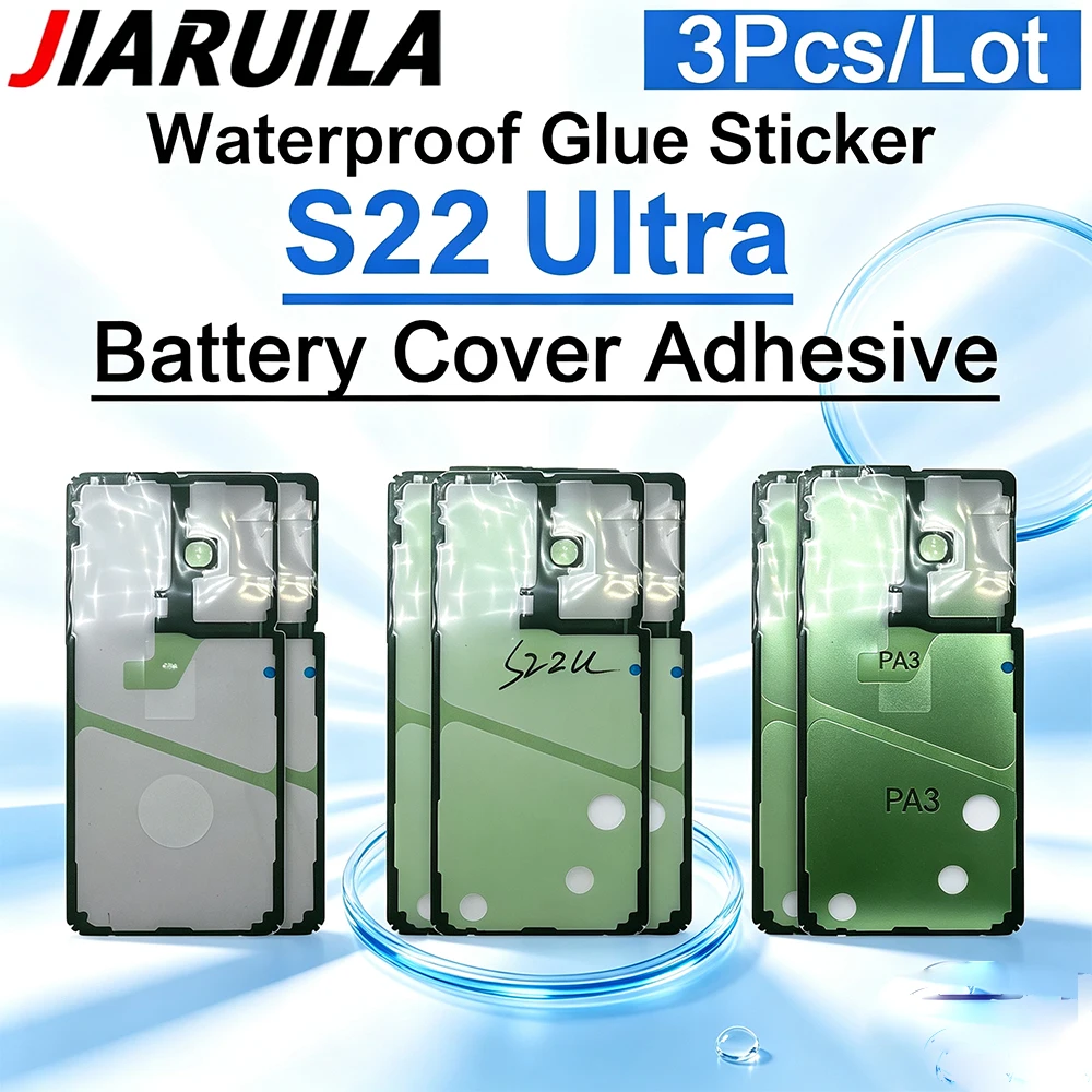 3pcs Back Cover Housing Sticker for Samsung S26 Plus S25 Ultra S23 S22 S24 Plus S23 Ultra S24 S22 Plus Door Case Adhesive