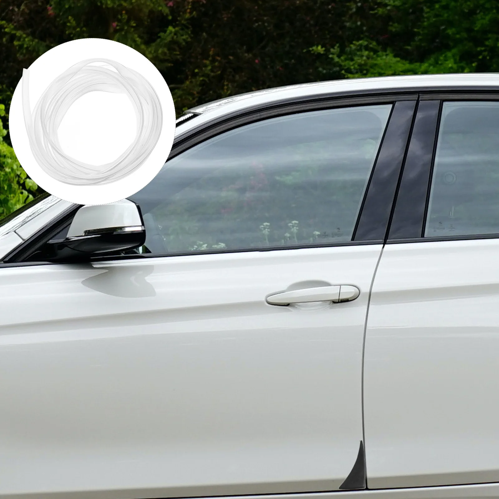 

Car Door Edge Protector Strip Scratch Resistant Weatherproof Invisible Design Car Door Guard Protector Seal Strip Noise