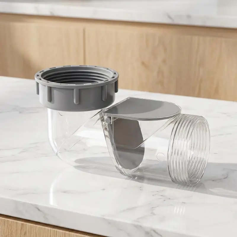 45mm Curved Odor Block Drain Pipe Kit Wash Basin Kitchen Sink Downpipe Joint Pipeline Fitting Home Accessory Supplies