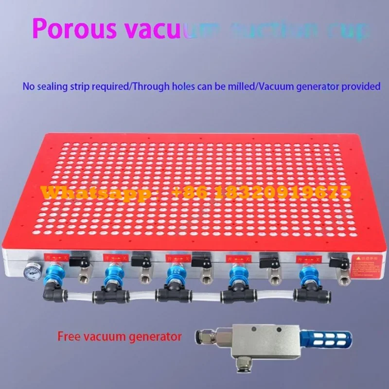 

Machining center vacuum suction cup industrial CNC sealing strip-free multi-point porous strong adsorption platform
