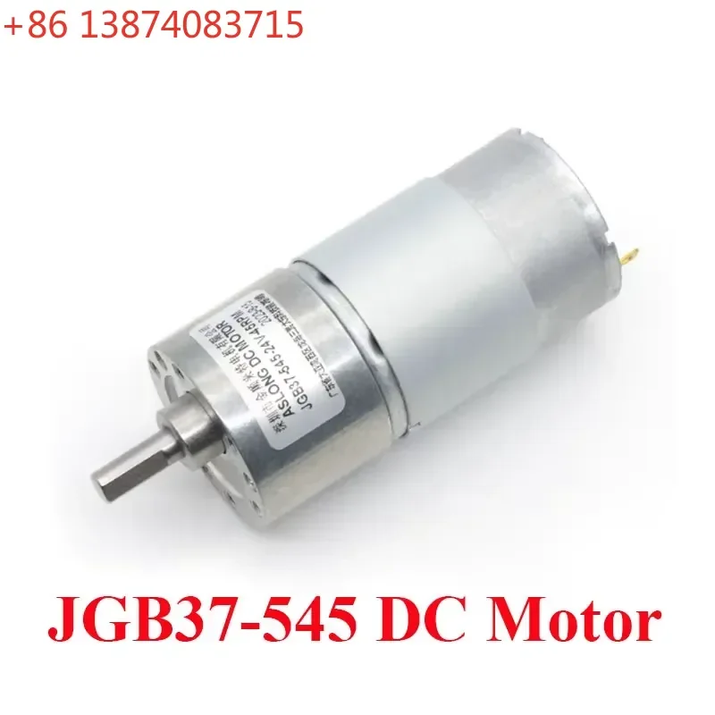 JGB37-545 Miniature Planetary Gear DC Motor Low Noise High Torque MAX 35KG.cm All metal Gears Geared DC Motor for
