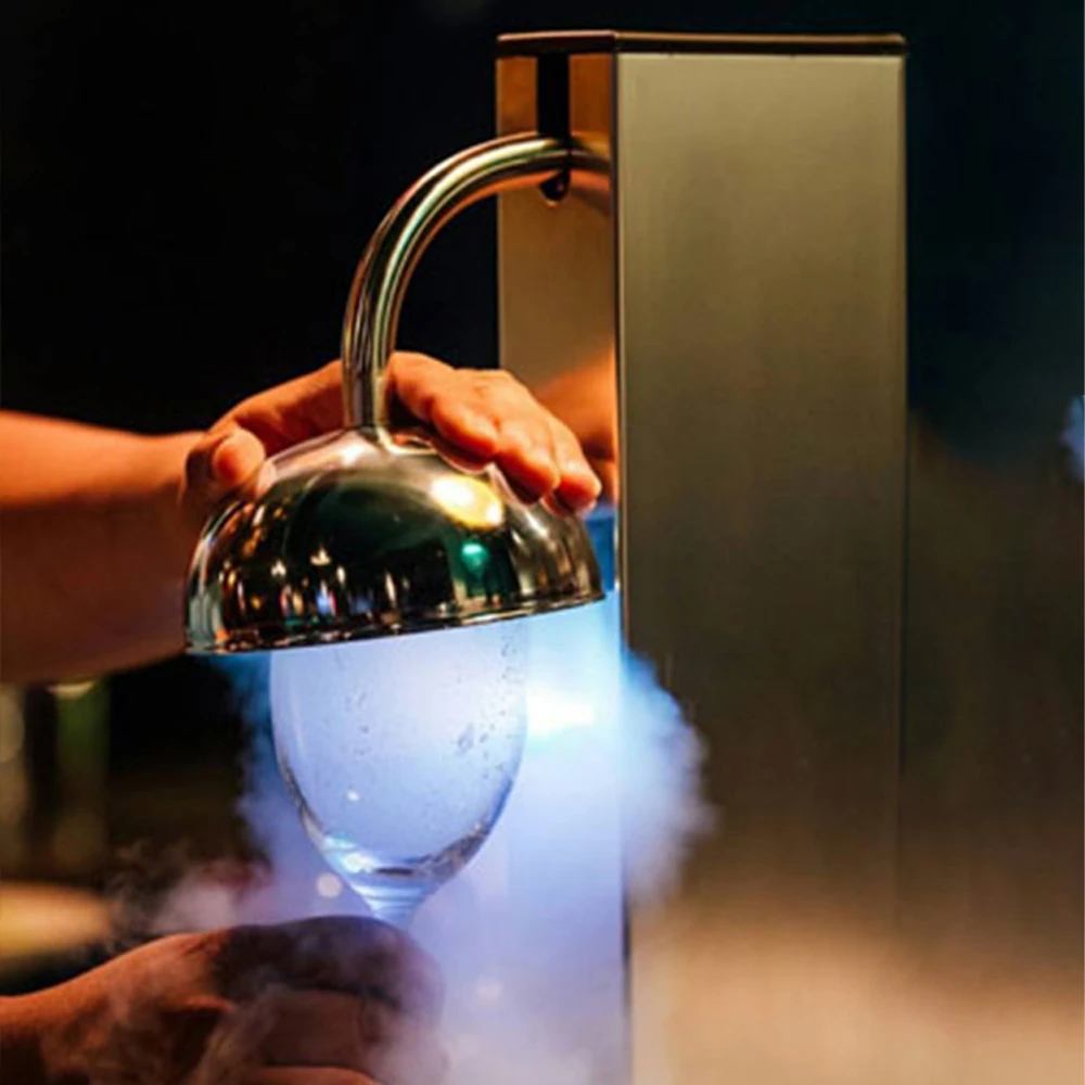 Glass Chiller Co2 Instant Rapid Fast Co2 Glass Froster Chiller Cooler r for Beer Wine Whiskey Cocktail Champagne Martini