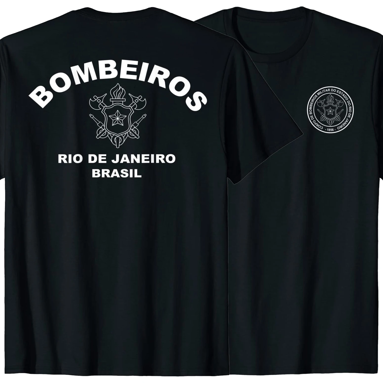 Rio De Janeiro Brazil Firefighter Bombeiros T-shirt