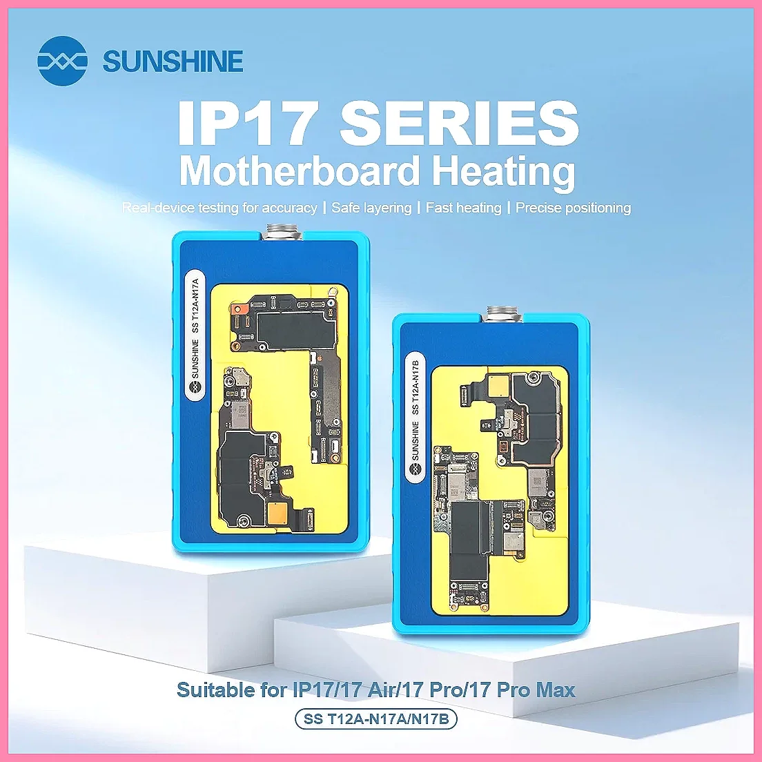 SS-T12A-N17A/N17B Heating Module for Motherboard Layering Repair, Compatible with SS-T12A IP17 Series