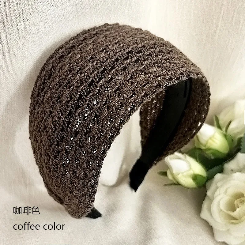 

8 Cm Wide-brimmed Headband New Non-slip Headgear with Teeth Face Wash and Makeup Headband Hair Accessories for Women Diademas