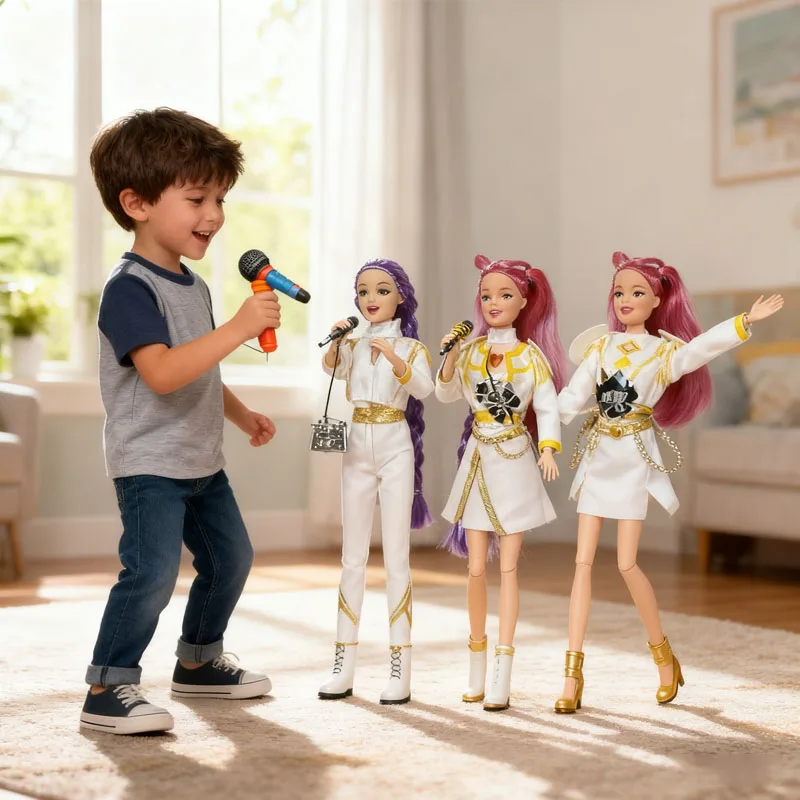 ألعاب أنيمي الطرفية Kpop شيطان الصيادين ميرا رومي زوي دمية قابلة للجمع هدية لمحبي Kpop مع الزي والإكسسوارات #4