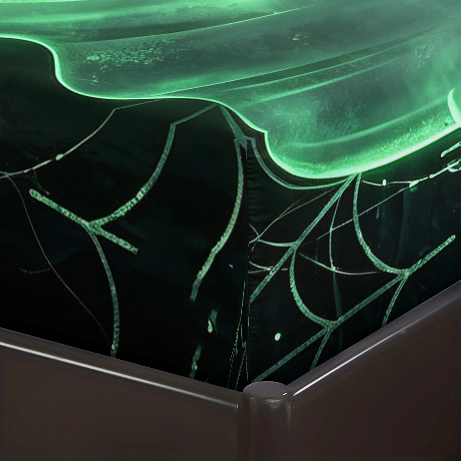 Glowing Green Neon Pumpkin Gho - Fitted Sheet Deep ulasan dan harga