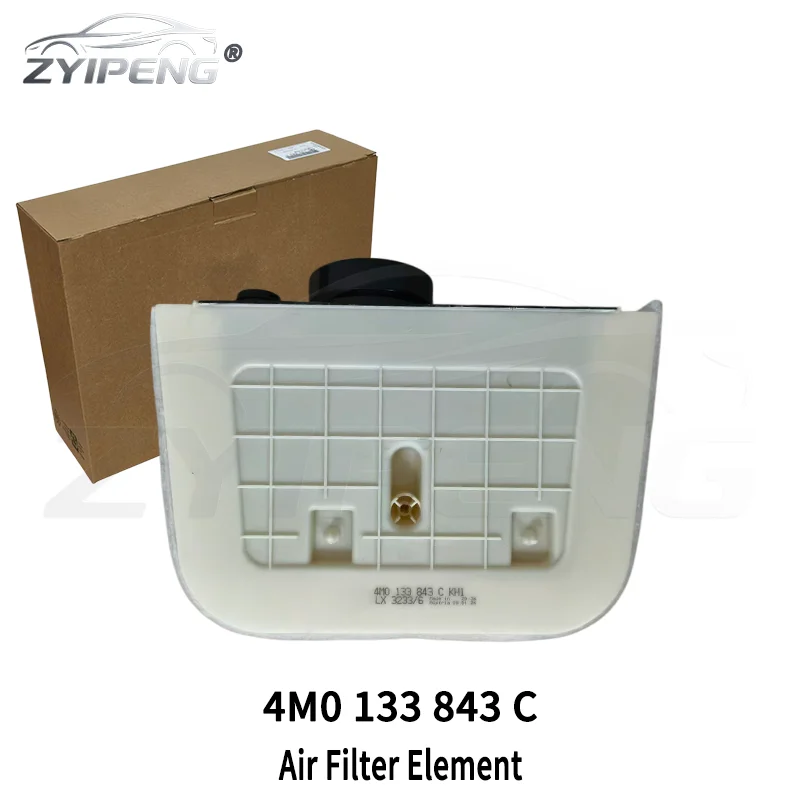 Air Filter Element 4M0133843C For Audi Q7 Q8 VW Touareg Porsche Cayenne PAB133843 4M0 133 843 C