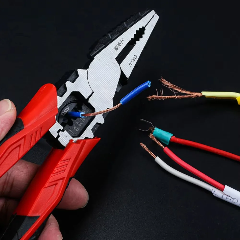 Alicates diagonales universales multifuncionales, alicates de punta de aguja, herramientas manuales, herramientas de Hardware, cortadores de alambre universales para electricista