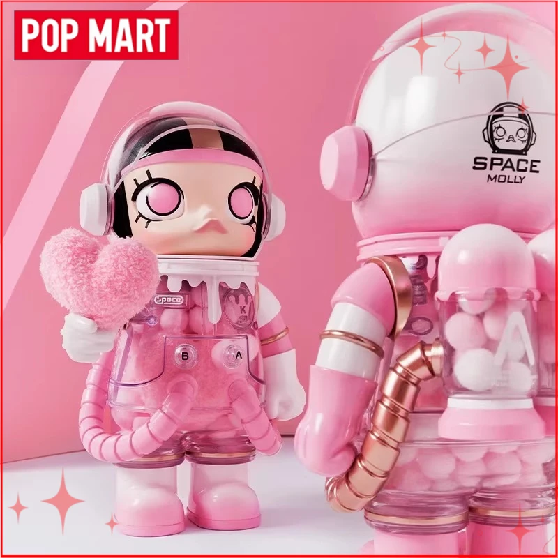 

POP MART MEGA SPACE MOLLY 400% Heart Language Heart Happy Heart Flutter Gift Valentine's Day Gift
