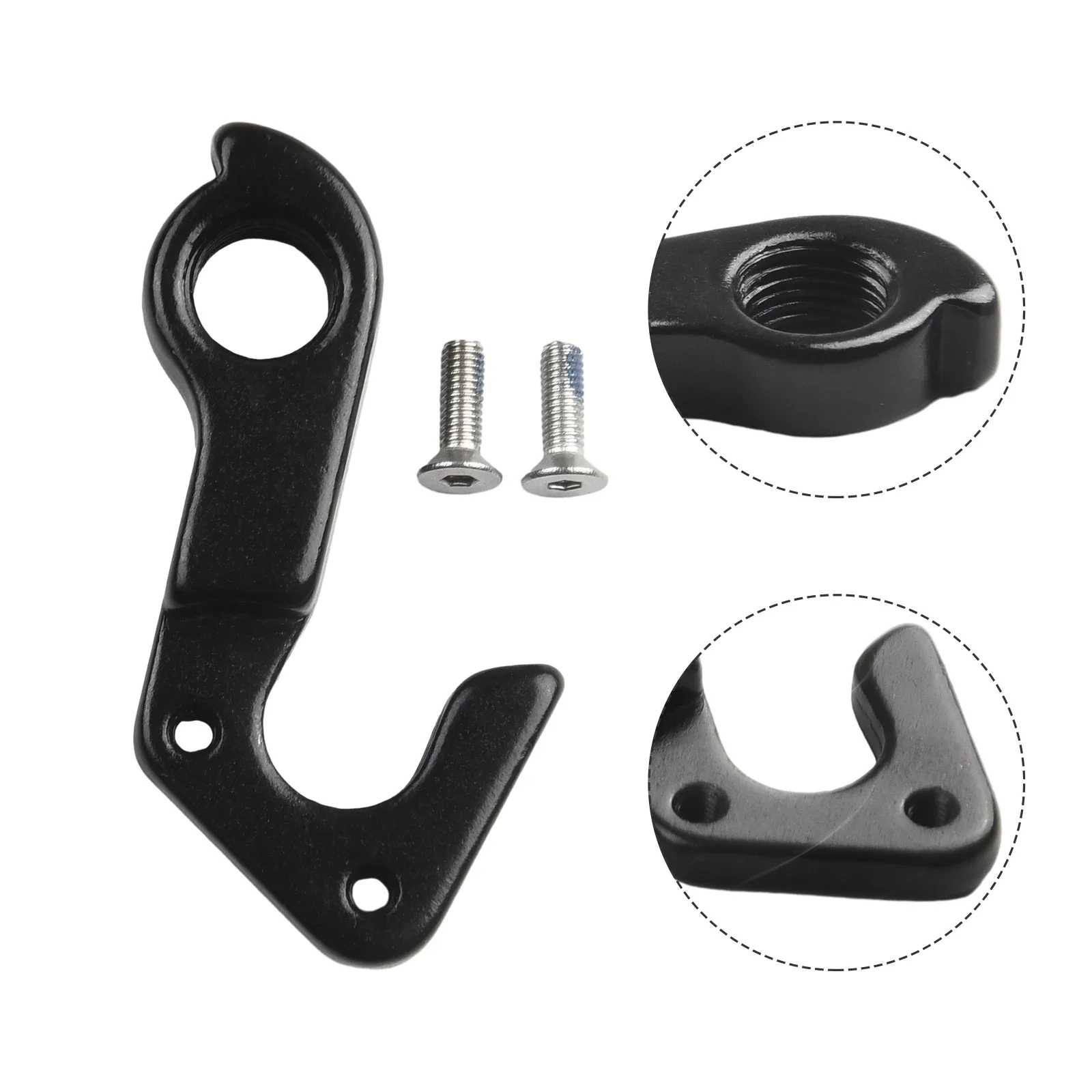 Tail Hook Derailleur Hanger Accessories Black Parts Rear Replacement 1 Set About 20g Office Outdoor Bicycle Bike