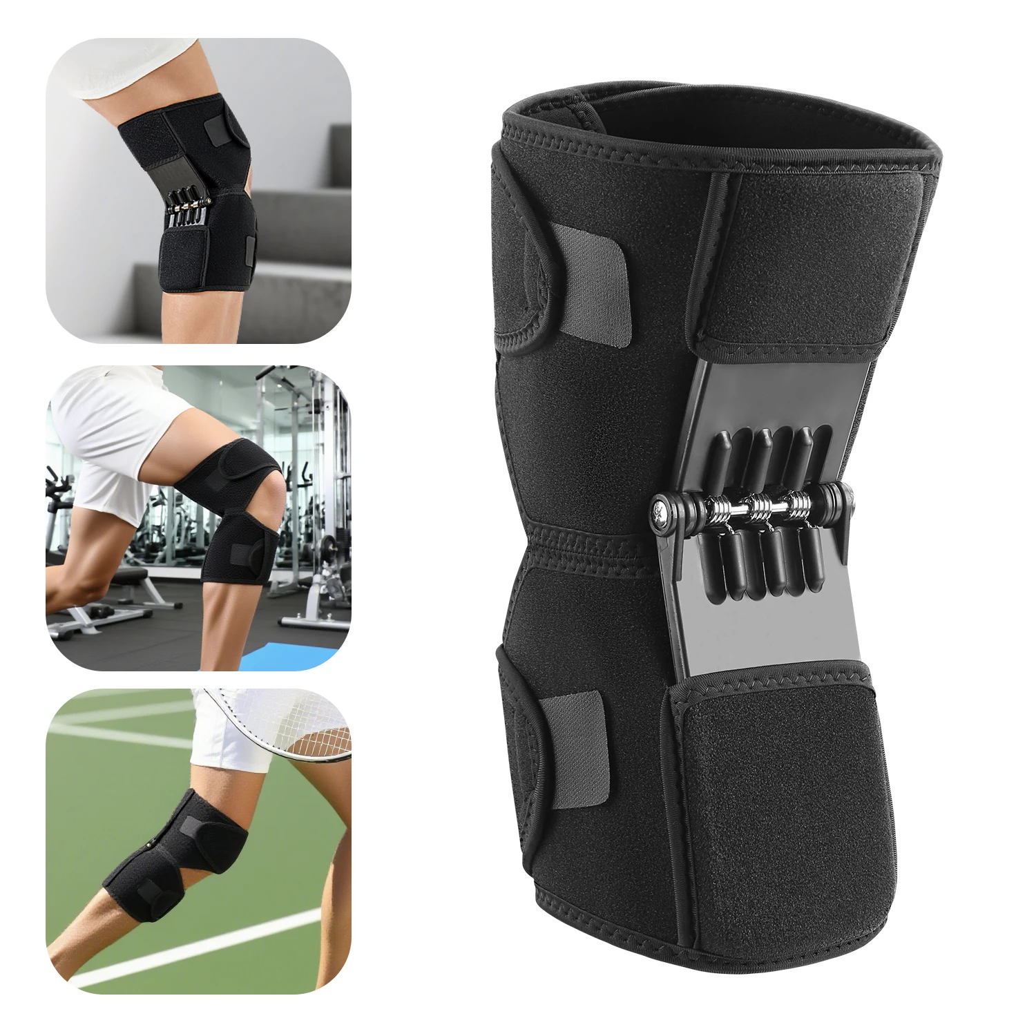 1PC Kniegelenk Booster Outdoor Bergsteigen Bein Unterstützung Wandern Klettern Patella Knie Schutz Knie Brace