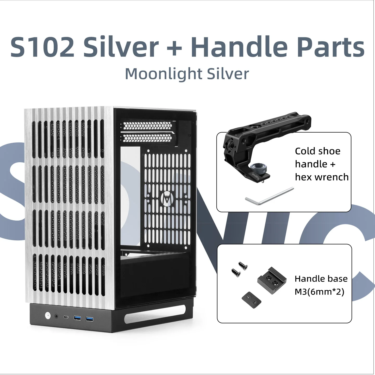 Mechanic Master S102 Handle Version ITX Motherboard SFX/L PSU 138mm Air-cooler 210mm GPU Portable Mini Case