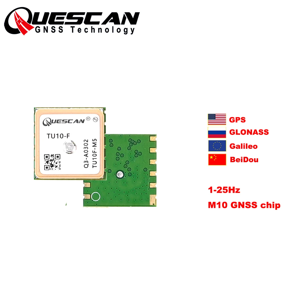 modulo-de-antena-gps-quescan-tu10-f-lcc-modulo-gnss-smd-reflow-solderable-ubx-m10-gps-galileo-beidou-glonass-qzss-sbas
