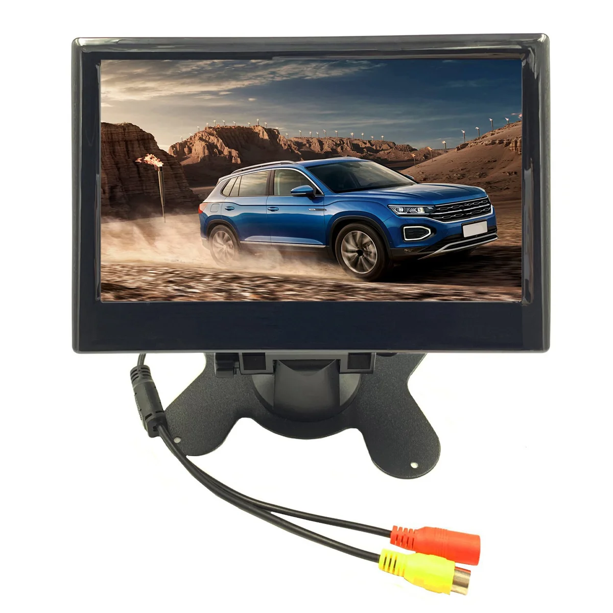 12V-24V 7 Zoll TFT LCD Farbe HD Monitor mit Kennzeichenkamera für Auto CCTV Reverse Rückansicht Autozubehör