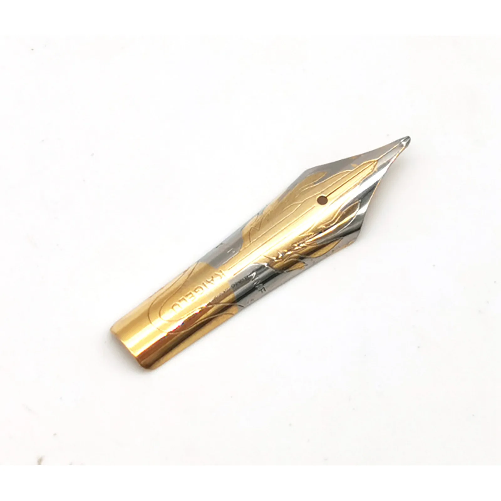 Kaigelu Nib Maple Leaf Gold Long Knife Grinding Tip Compatible with Jinhao100 Jinhao450 Yong Sheng 699 Majohn T1 C1 Fountain Pen