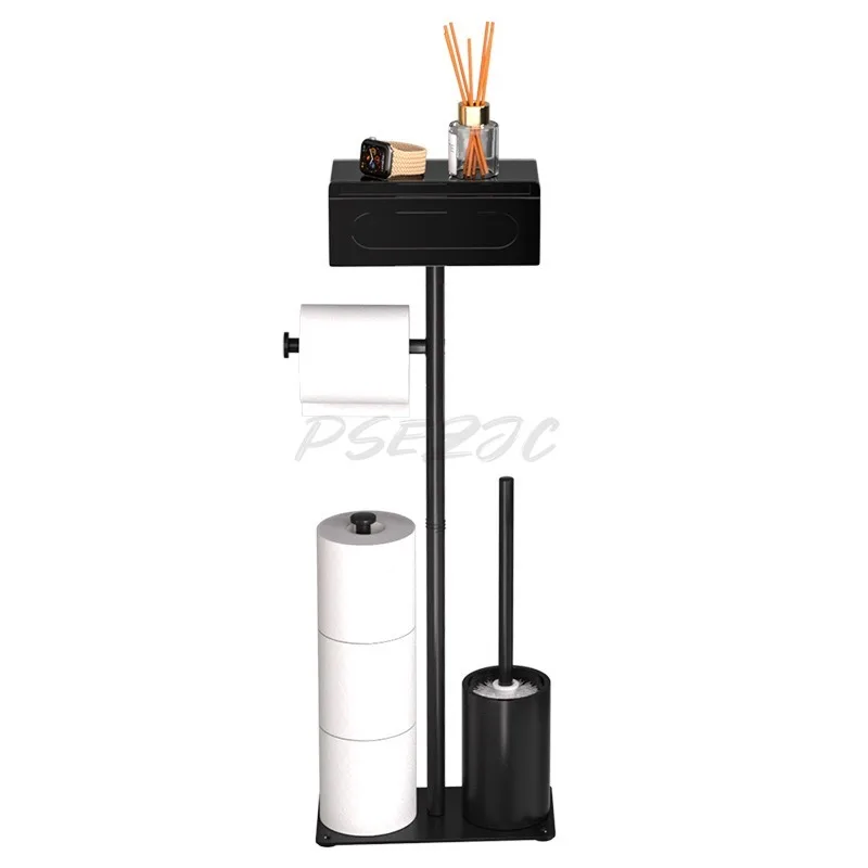 Floor Standing Toilet Brush Holder Drawer No Need To Drill Holes Toilet Floor Standing Tissue Holder Bathroom