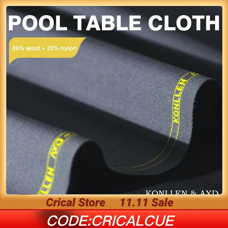 

KONLLEN AXD Бильярдный стол Фетр для американского 9-шарового бильярдного стола с 6 полосками Предварительно вырезанная бильярдная скатерть Фетровая бильярдная ткань