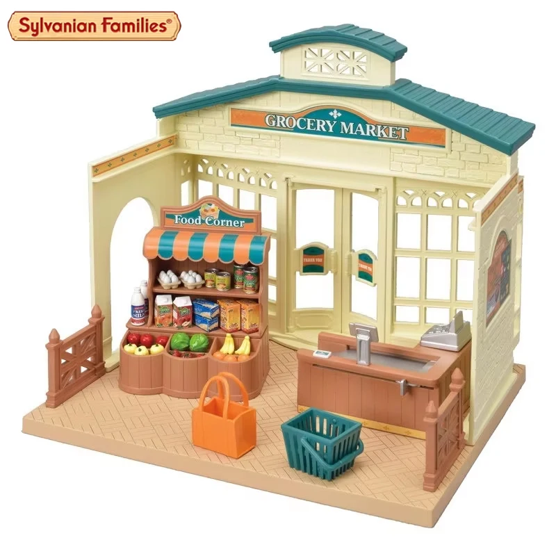 Authentic Sylvanian Families Anime Character Simulation Playhouse Toy Room Decoration Toy Christmas Gift