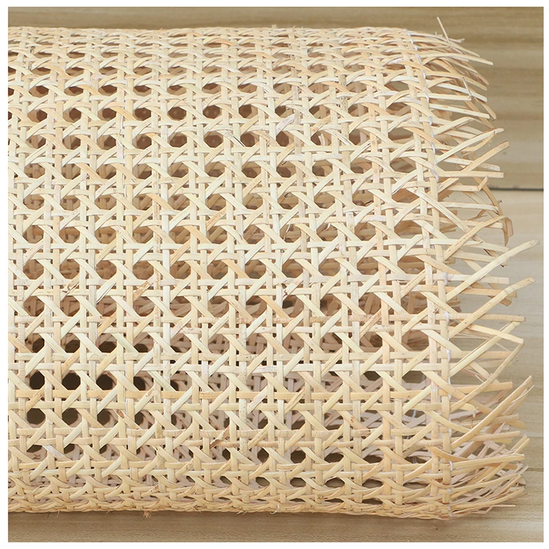 40-45cm Width 0.3-5m Length Natural Real Rattan Webbing Roll Cane Wicker Sheet for Chair Table Furniture Repairing Material Hot