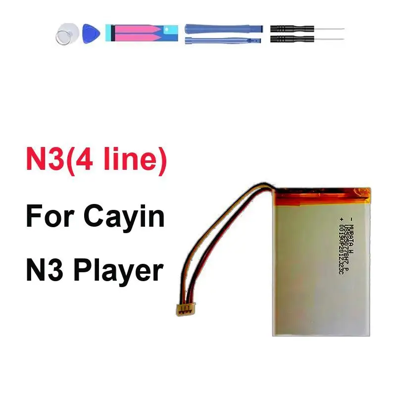 3400mAh For Cayin N3 Player Portable Digital Audio Player Battery Safe And Reliable Prolonged Performance N3 4 Line
