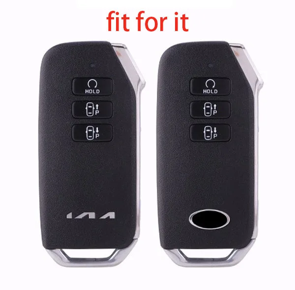 Silicone Car Key Cover Holder Fob For Kia EV6 K5 Carnival Mq4 Seltos Seven-key Dl3 7 Button Remote KeyChain Keyless Key Case