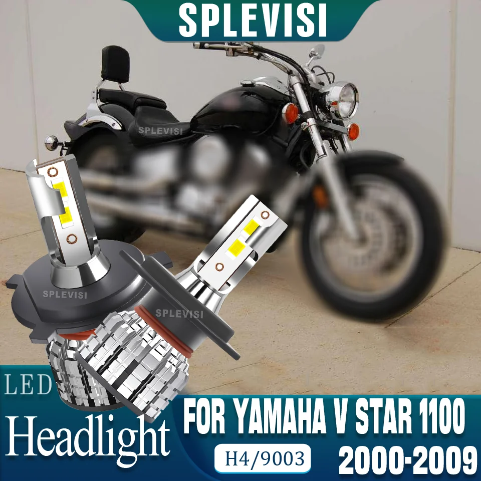 

IP67 Tool-Free Installation LED motorcycle Headlight For Yamaha V Star 1100 2000 2001 2002 2003 2004 2005 2006 2007 2008 2009