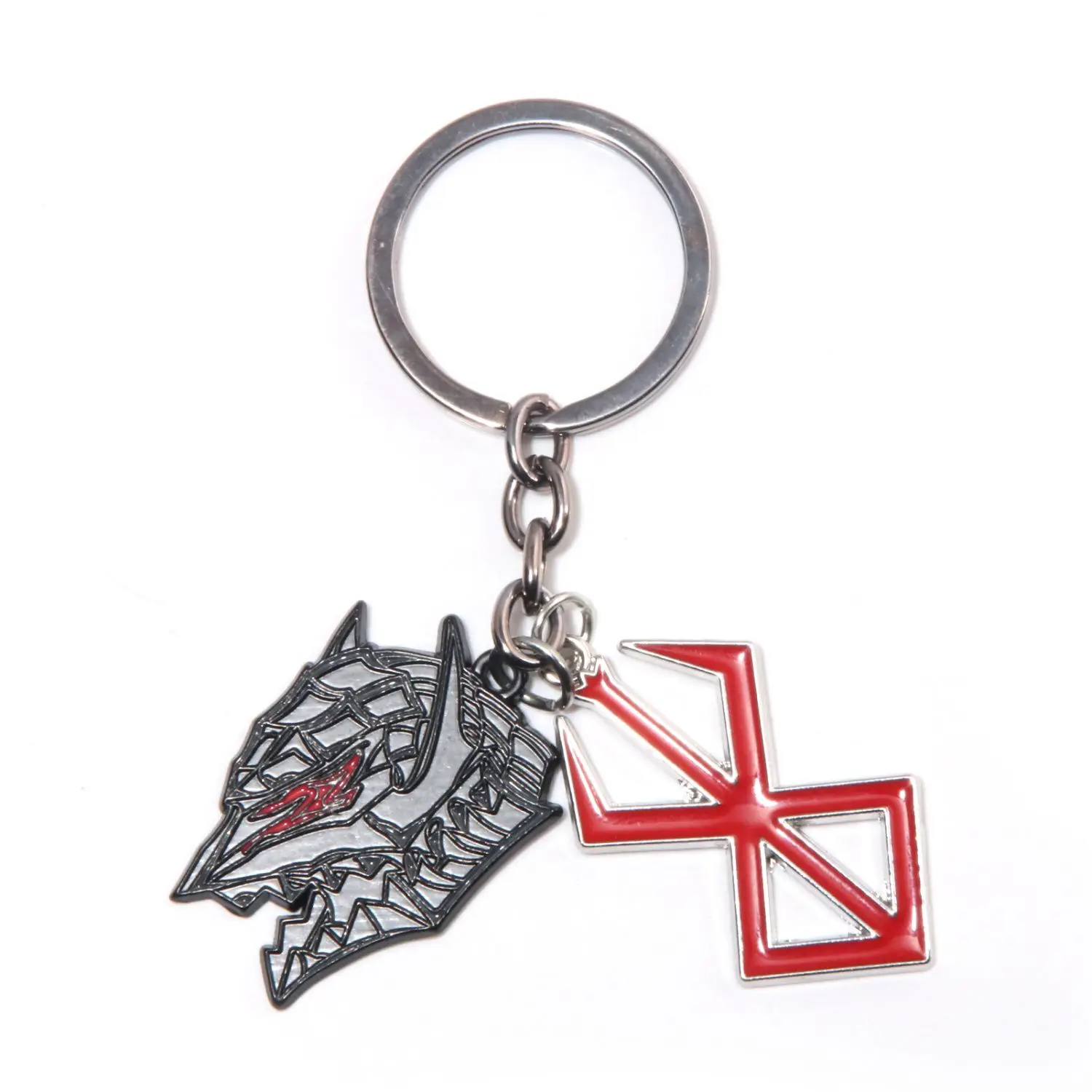 فاسق المفاتيح الشجاعة خوذة مفتاح سلسلة كيرينغ موضة سلاسل المفاتيح للرجال النساء أنيمي اكسسوارات سيارة مفتاح قلادة عصابة مجوهرات هدايا