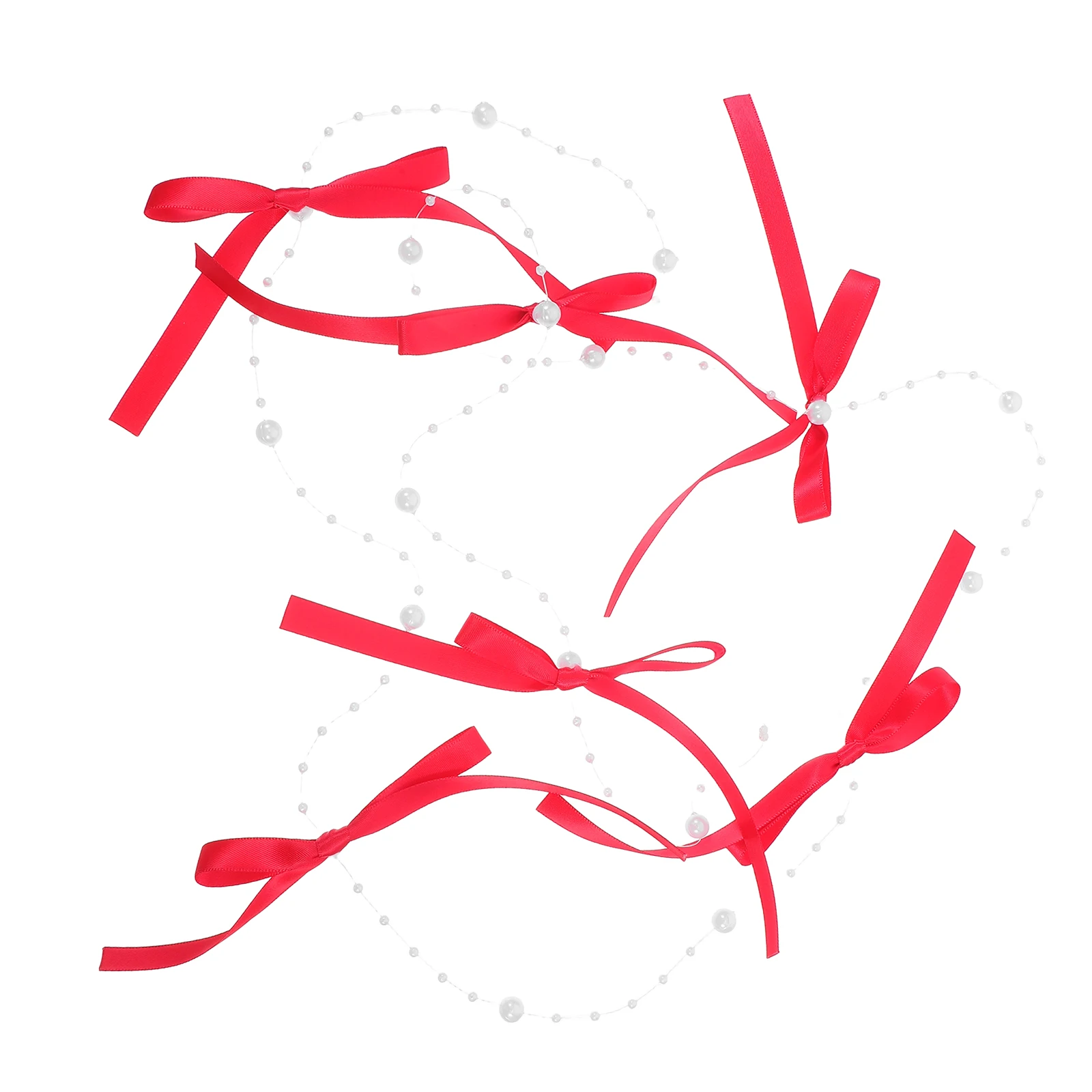 

Bow Bead Curtain Living Room Wedding Decor Background Polyester Restaurant Doorway Window