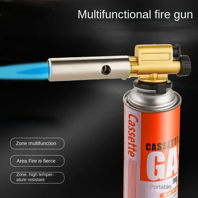 

Torch Cooking AutoIgnition Butane Gas Welding-Burner Welding Torch Gas Burner Gas Torch Flame Gun Blow for Camping BBQ Cooking