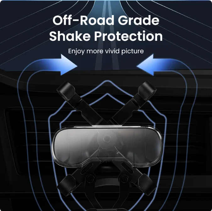 Soporte para teléfono UGREEN en el soporte para teléfono móvil con clip para salida de aire del coche Soporte GPS para iPhone 15 14 Soporte para teléfono para automóvil