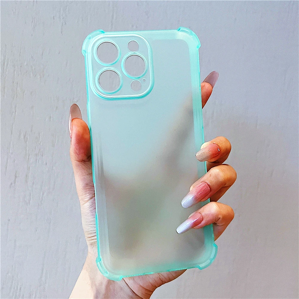 Shockproof Matte Phone Case For Samsung S25 S24 S23 S22 Ultra Plus S21FE S20FE S25 Edge Soft Silicone Bumper Cover Coque Fundas