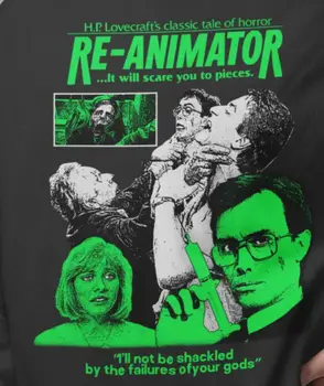 Re-Animator 1985-tröja 80-talsskräckskjorta Retrofilmskjorta Vintagefilmälskare Reanimator-tröja Vintage skräckskjorta 10 best sales Reanimator - №2