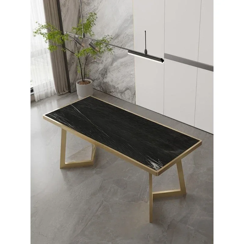 Tiles embedded  feet light luxury rock slab table legs bracket marble metal   feet small coffee table legs wrought iron