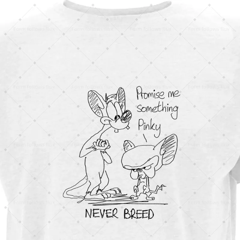 

2026 men T-Shirt Hoodie Pinky and The Brain British Comedy Daftness Films and TV SciFi Hand Drawn Comic style Unisex S-6XL Plus