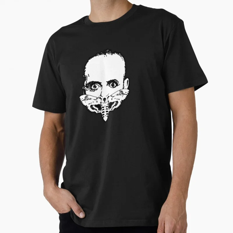 

Butterfly The Silence of the Lambs Hannibal Horror movie Scary Halloween Gift t shirt 100% cotton print Tee All size tops S-6XL