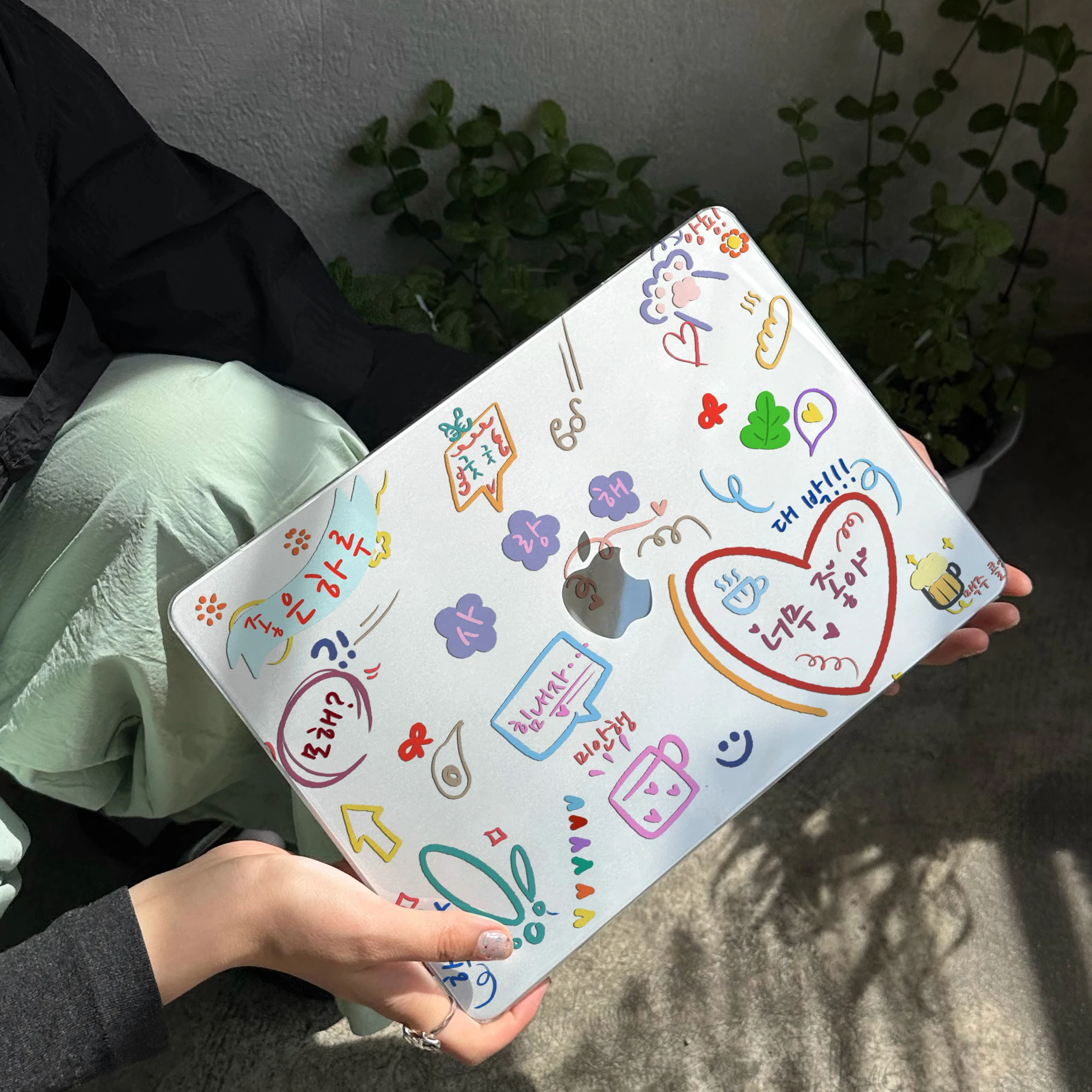 

Чехол для ноутбука 2025 года для MacBook Air 15 M4 Pro 13 14 16 M3 M2 M1 Air 13 13.6 15.3 Funda 맥북 케이스