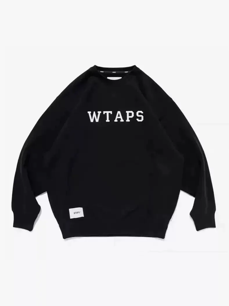 WTAPS Unisex Striped Short Sleeve T-Shirt Japanese Vintage Streetwear Oversized Crew Neck Loose Fit Casual Couple Summer Tee