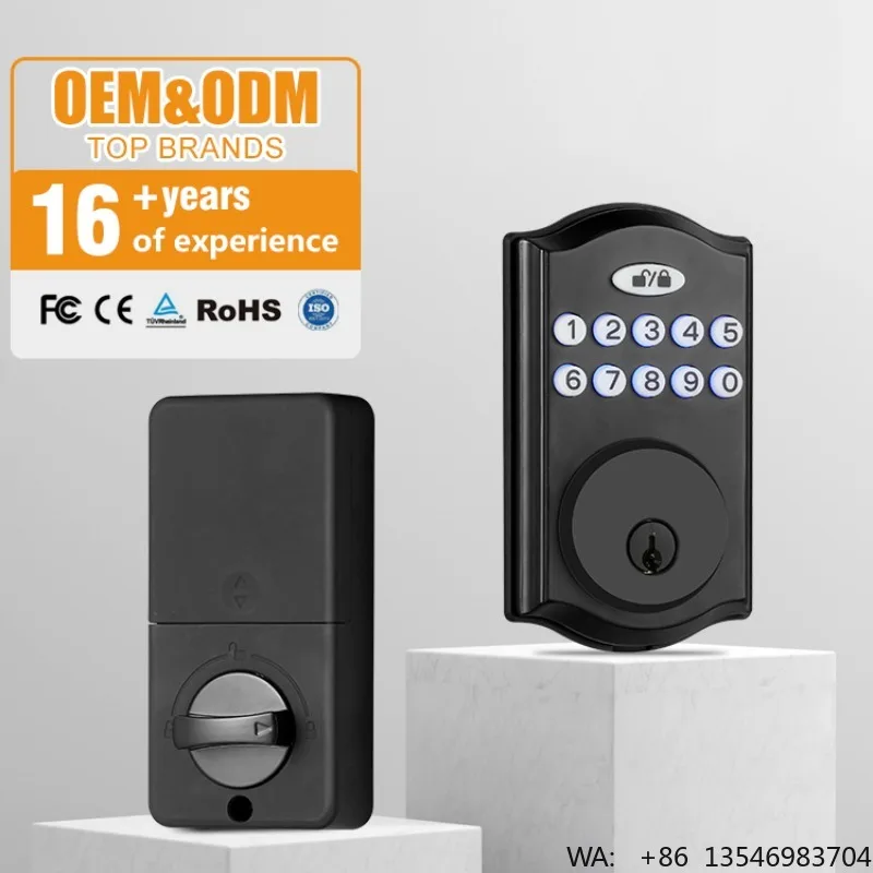 wholesale-price-aluminum-alloy-black-digital-smart-door-lock-electric-keypad-deadbolt-lock-for-aluminum-door-wood-gate