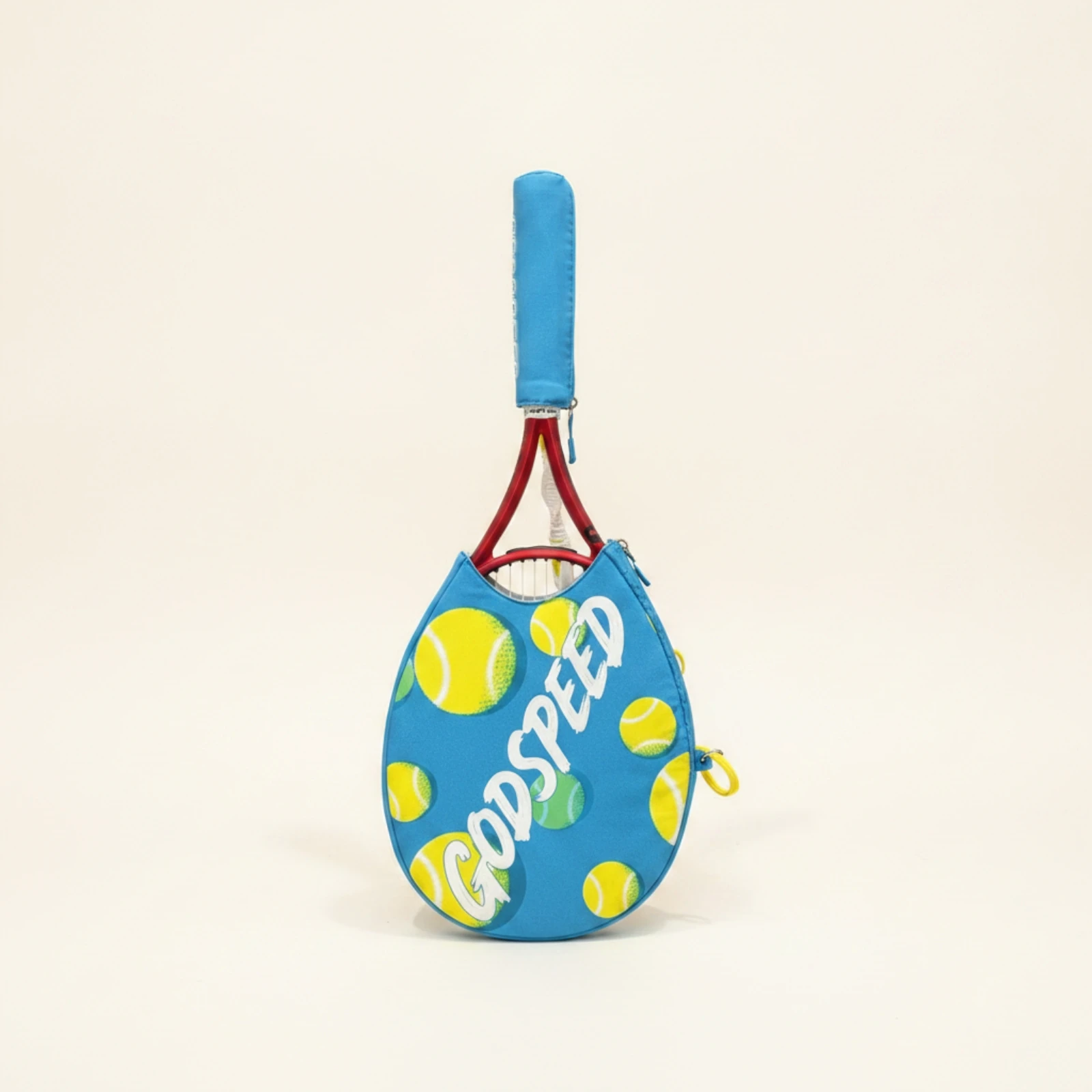Tennis Racket Bag Padded Tennis Bag with Shoulder Strap Racket Case with Zipper Easy to Carry Lightweight for Beginners - view 3