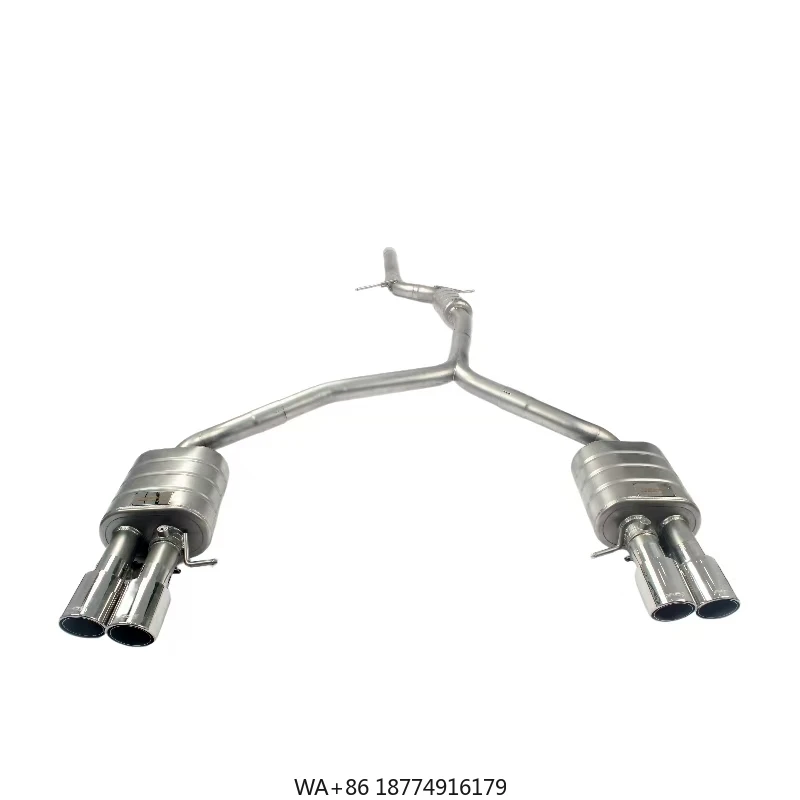 

Выхлоп Catback из нержавеющей стали 304, для A4/A5 B8/B9 2.0T 2016-2022, выхлопные трубы автомобильной выхлопной системы