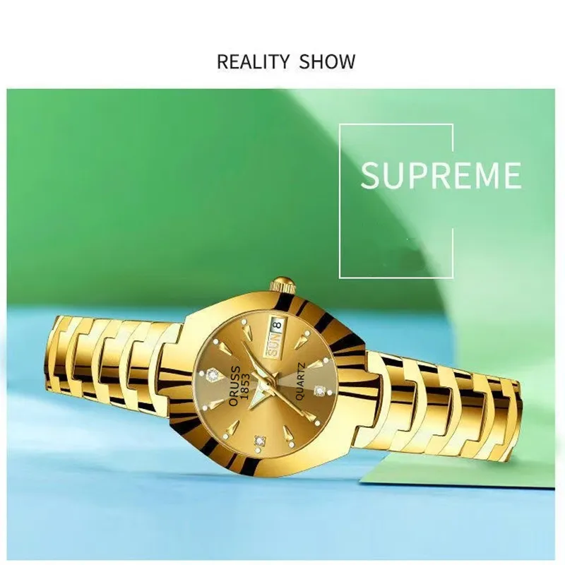 Precioso y hermoso reloj para mujer, personalidad, moda elegante, todo duradero, atmósfera de alta gama, tendencia suave, doble calendario, duradero c