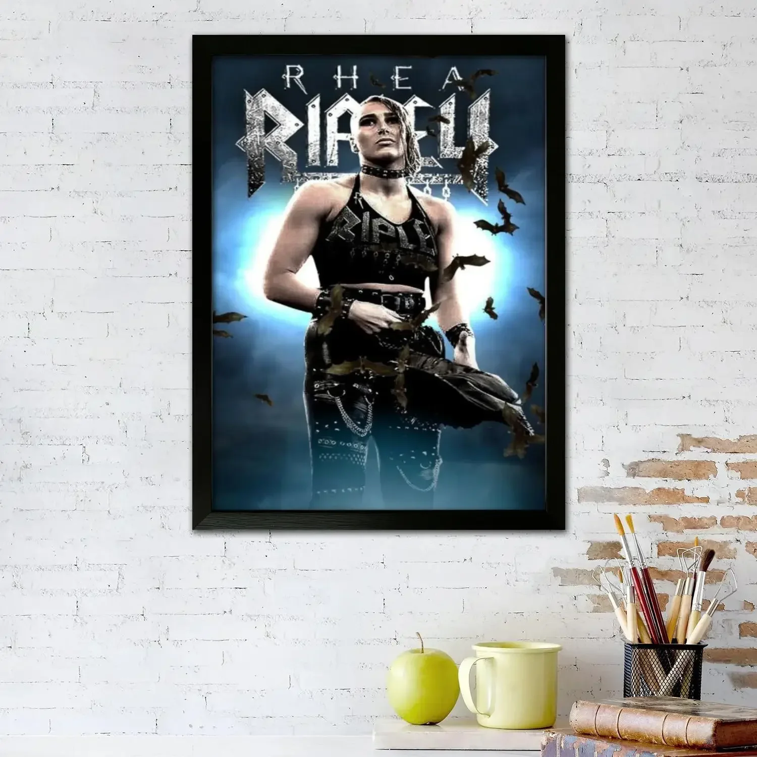 rhea ripley Poster Prints Wall Art Canvas Painting Poster For Modern Family Living Room Home Decor